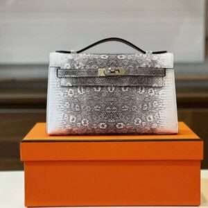 Hermes Constance Omber Lizard Super Fake Handbags Lizard Skin 22cm