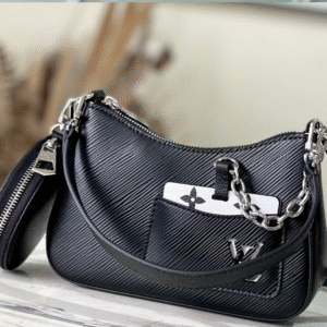 Louis Vuitton Marellini EPI Black Handbags 20cm