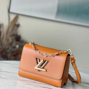 Louis Vuitton Twist Mini Orang Bag 23x17x9cm