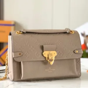Louis Vuitto Vavin Super Brown with Sunken Monogram Pattern 25x18x10cm