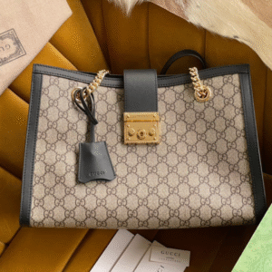 Gucci Padlock Handbag with Gucci Logo Pattern 35x23x14cm